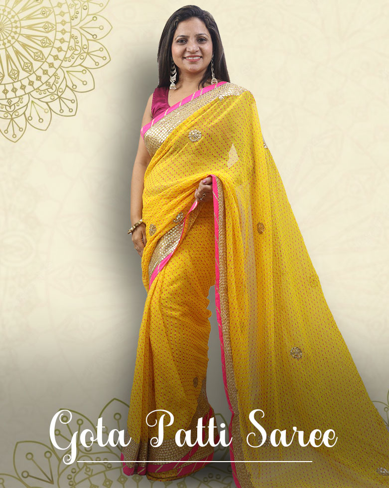 Buy Latest Gota Patti Sarees Online At Best Price Luxurionword 