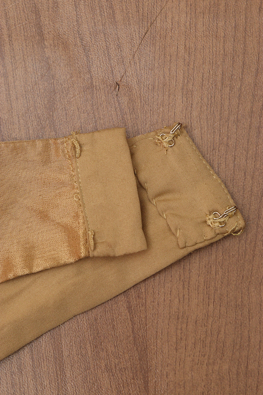 Golden Banarasi Tissue Silk Padded Blouse - Luxurion World