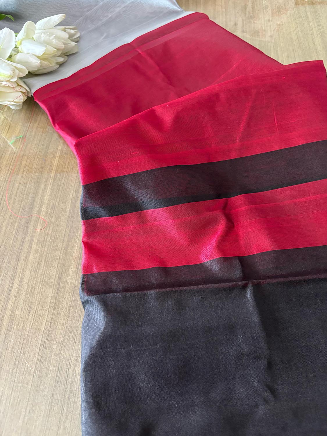 Multicolor Pure Chanderi Silk Handloom Kurti Fabric - Luxurion World