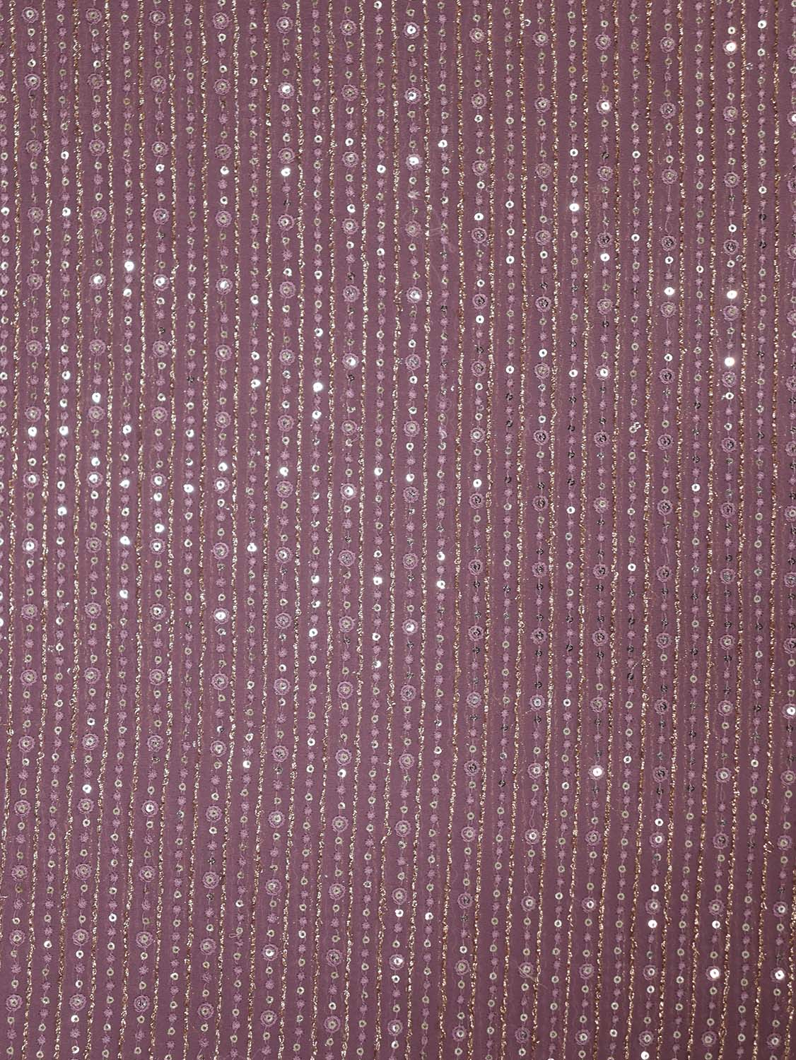 Onion Pink Georgette Fabric: Trendy and Chic (1 Mtr) - Luxurion World