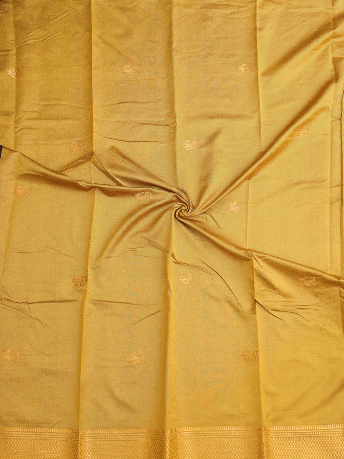 Golden And Black Paithani Cotton Silk Saree - Luxurion World