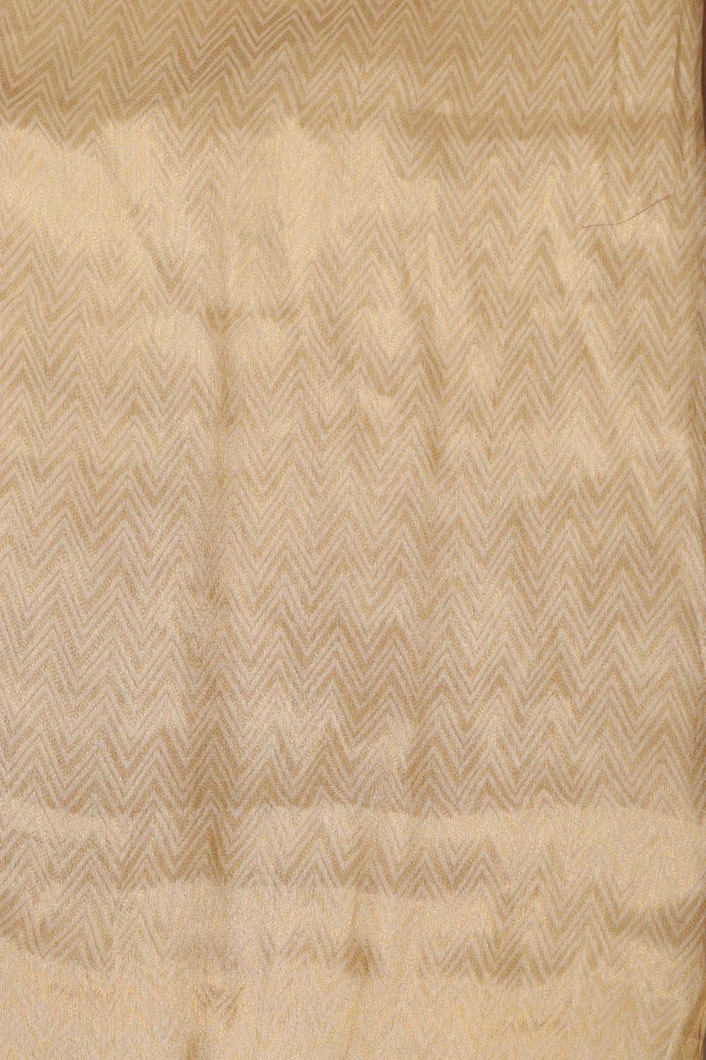 Dyeable Banarasi Georgette Suit With Purple Banarasi Silk Shikargah Dupatta - Luxurion World