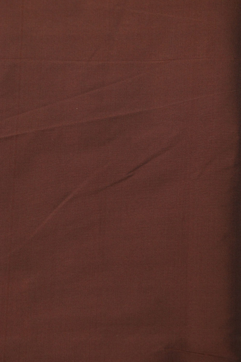 Brown Banarasi Plain Silk Suit With Kantha Hand Embroidered Tussar Silk Dupatta