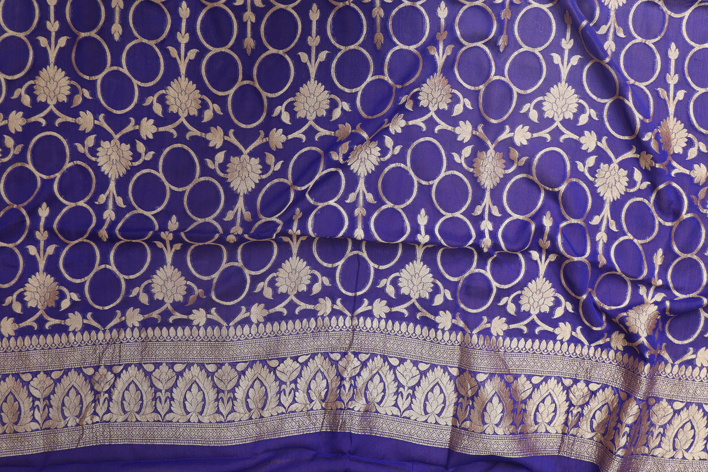 Elegant Purple Banarasi Georgette Unstitched Lehenga Set - Luxurion World