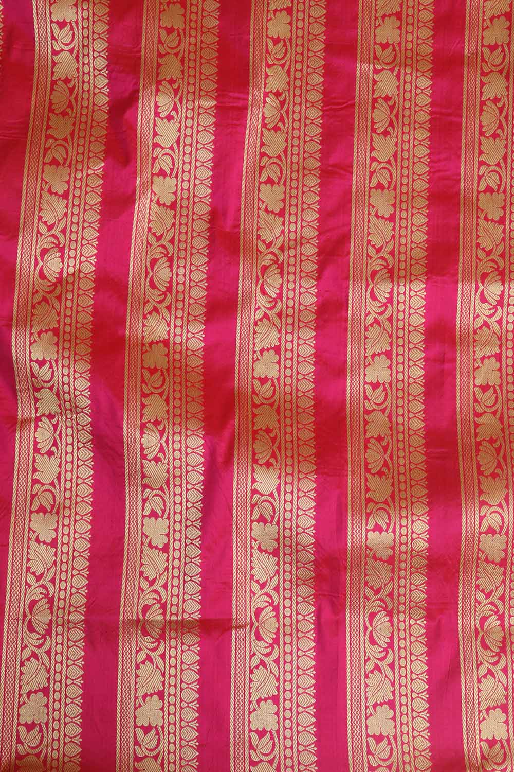 Pink Banarasi Pure Katan Silk Unstitched Lehenga Set - Luxurion World