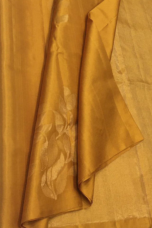 Yellow Kanjeevaram Handloom Silk Saree - Pure Elegance
