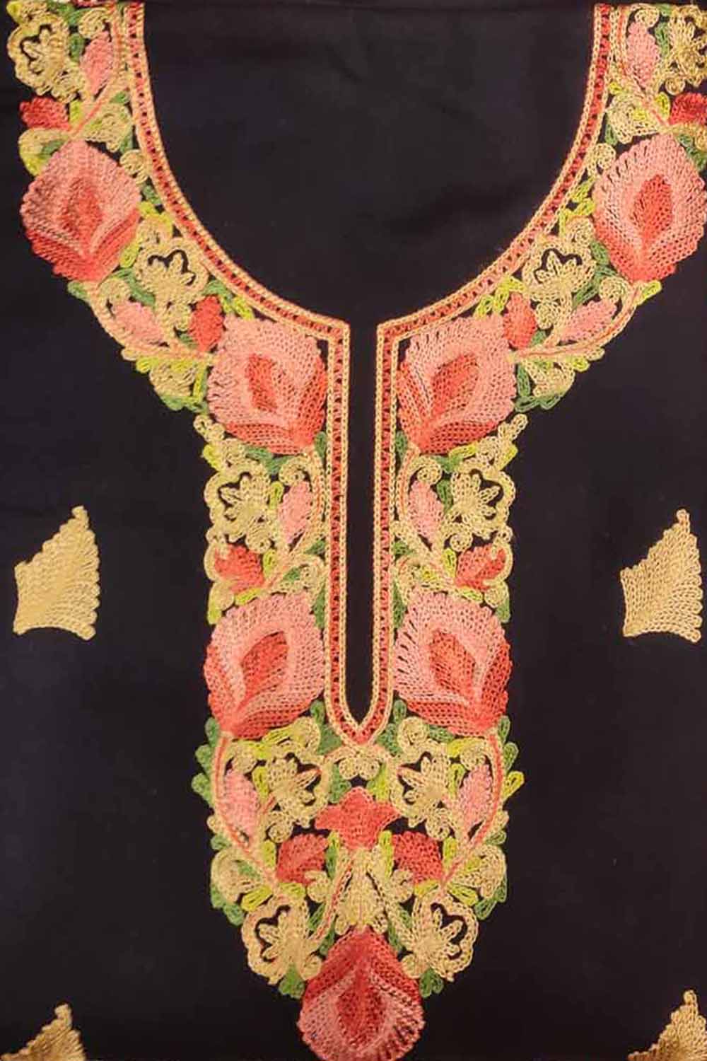 Kashmiri Lace Work Suit Set