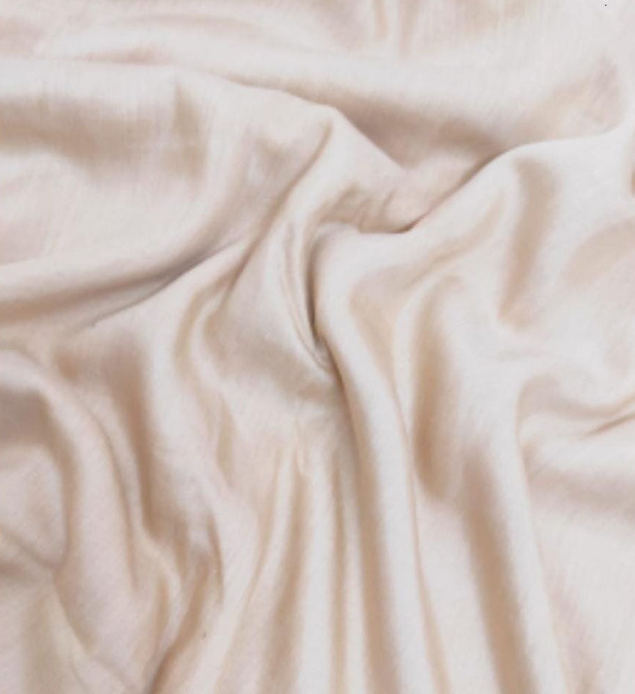 Dyeable Handloom Banarasi Moonga Silk Fabric (1 mtr) - Luxurion World