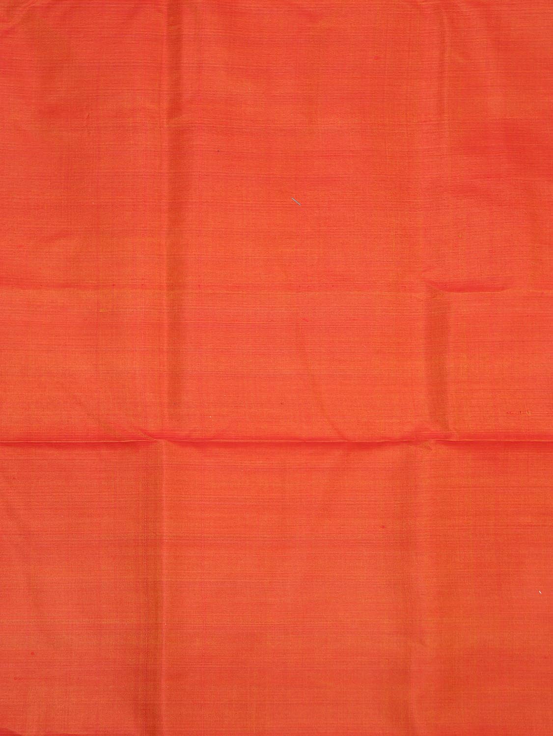 Orange Plain Pure Silk Fabric (1Mtr ) - Luxurion World