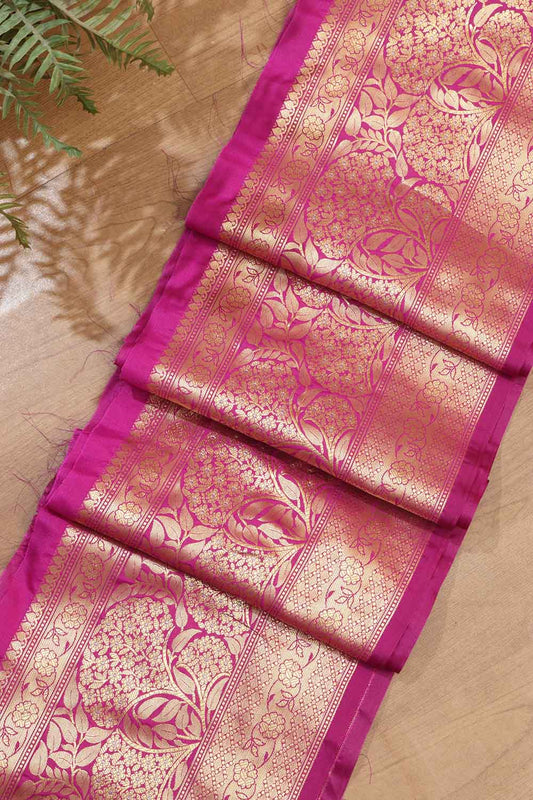 Elegant Purple Banarasi Silk Lace: A Timeless Beauty ( 1 Mtr ) - Luxurion World