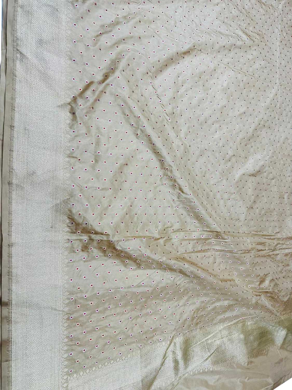 Pastel Handloom Banarasi Pure Katan Silk Dupatta - Luxurion World