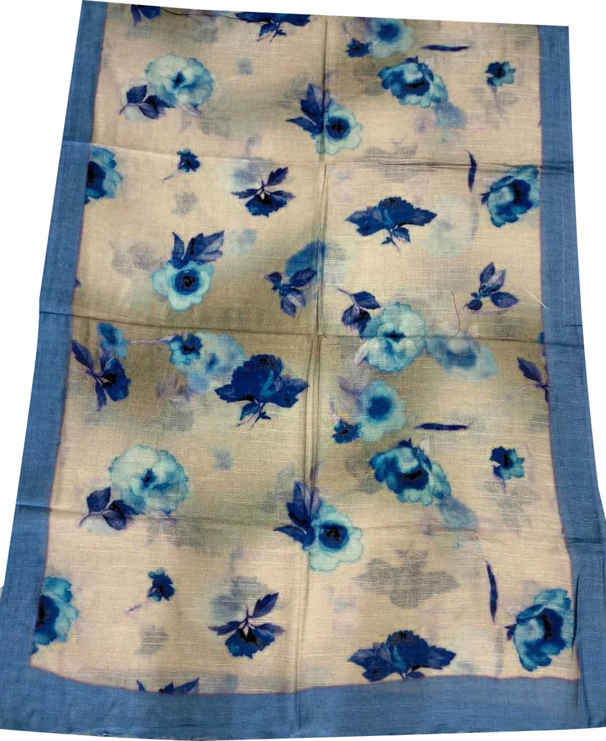 Get Stylish with Pastel Digital Printed Pure Linen Dupattas - Shop Now! - Luxurion World