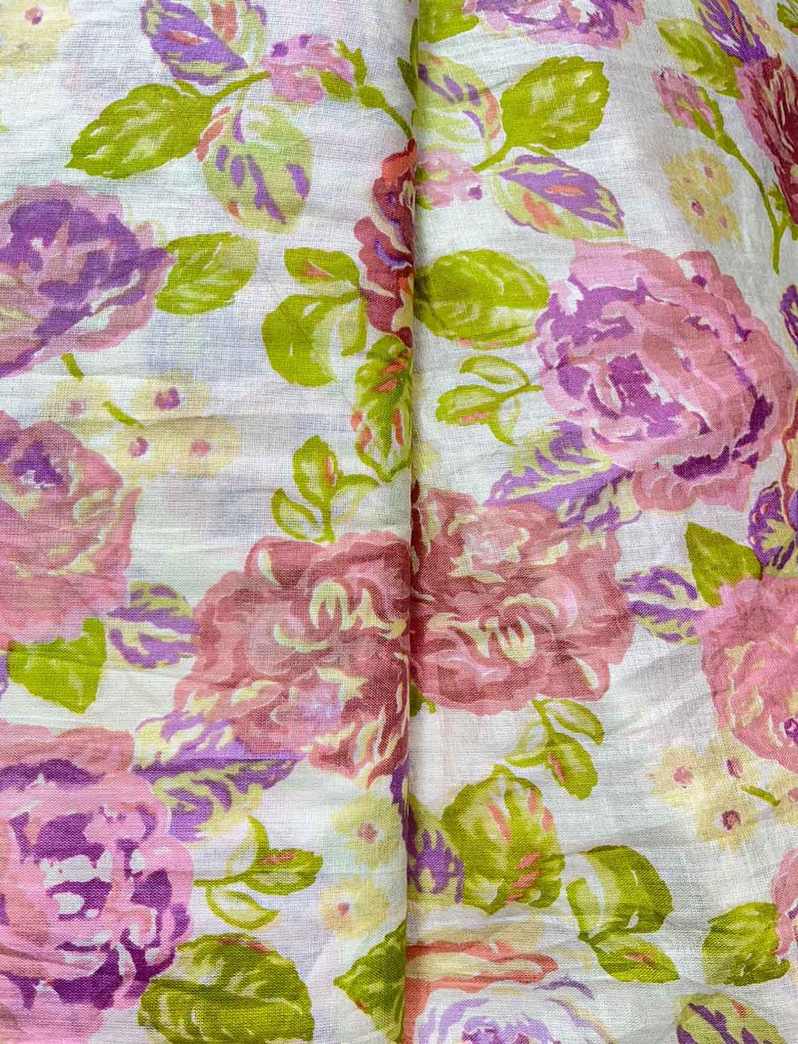 Multicolor Digital Printed Cotton Fabric ( 0.75 Mtr ) - Luxurion World