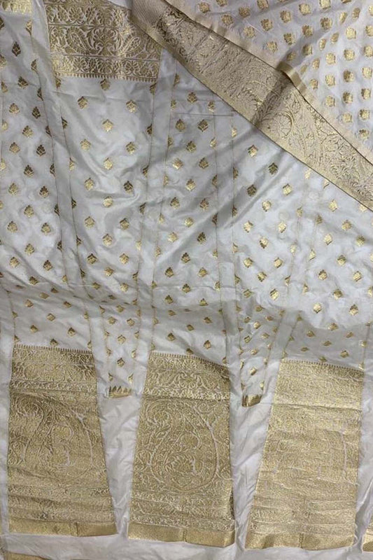 Dazzling Dyeable Banarasi Silk Lehenga: Unstitched Elegance - Luxurion World