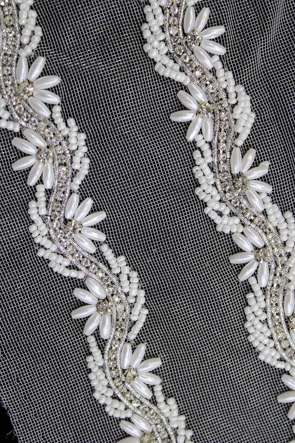 stone lace for dress Pearl Lace Stone Lace Designs Ideas For Salwar Kameez designer pearl stone lace design,latest fashio