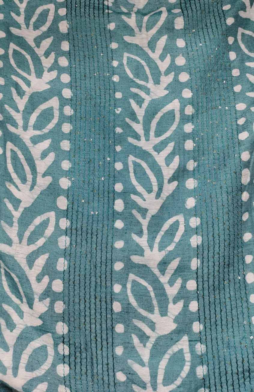 Blue Trendy Linen Fabric ( 1 Mtr ) - Luxurion World