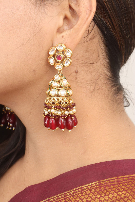 Shop Luxurionworld's Golden Delight Brass Earrings - Elevate Your Style Today! - Luxurion World