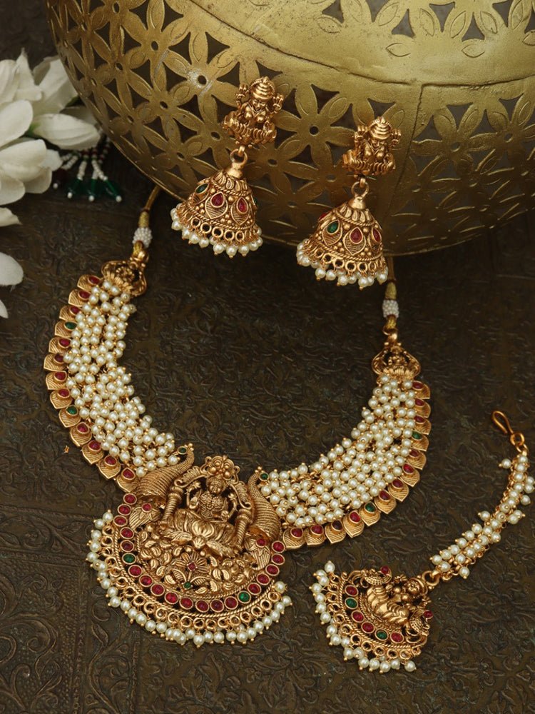 Golden Delight - Elevate Your Style with Luxurionworld's Exclusive Necklace Set - Perfect for Special Occasions - Luxurion World