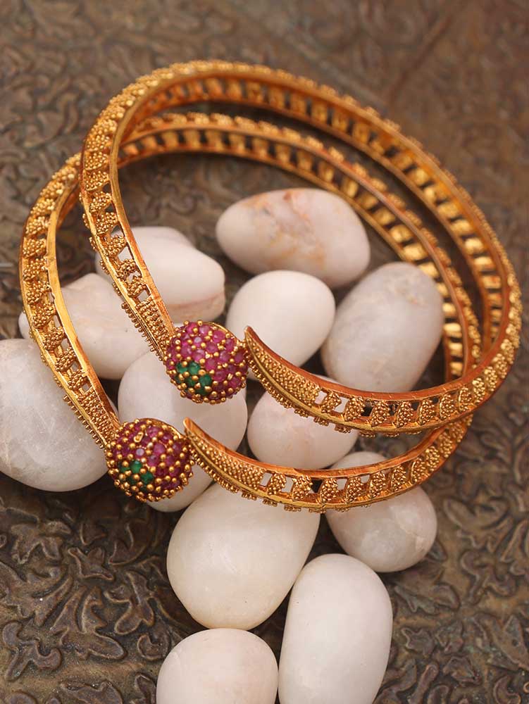 Indian Charm Bangles - Elevate Your Traditional Outfits with Elegance and Emotion - Add a Touch of Positivity to Every Occasion - Luxurion World