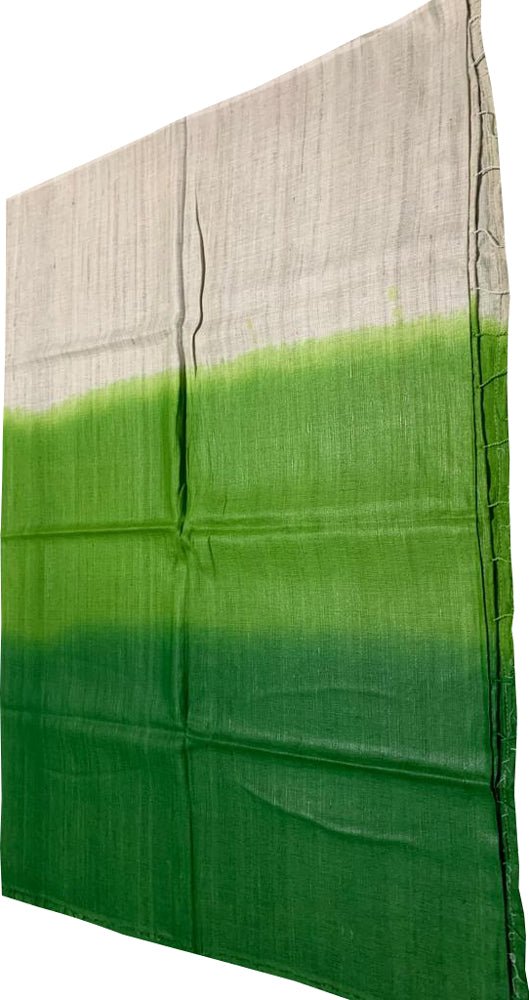 Multicolor Handloom Bhagalpur Eri Ghicha Silk Dupatta - Luxurion World