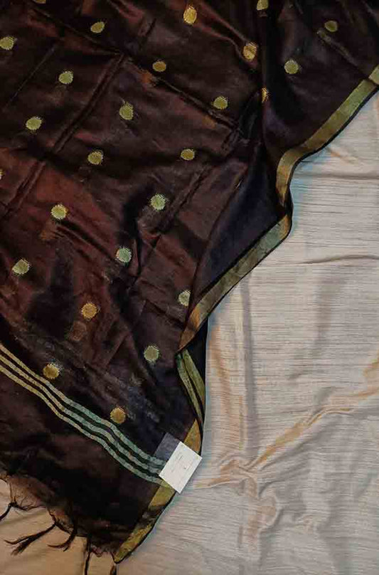 Pastel Bhagalpur Cotton Silk Three Piece Unstitched Suit Set - Luxurion World