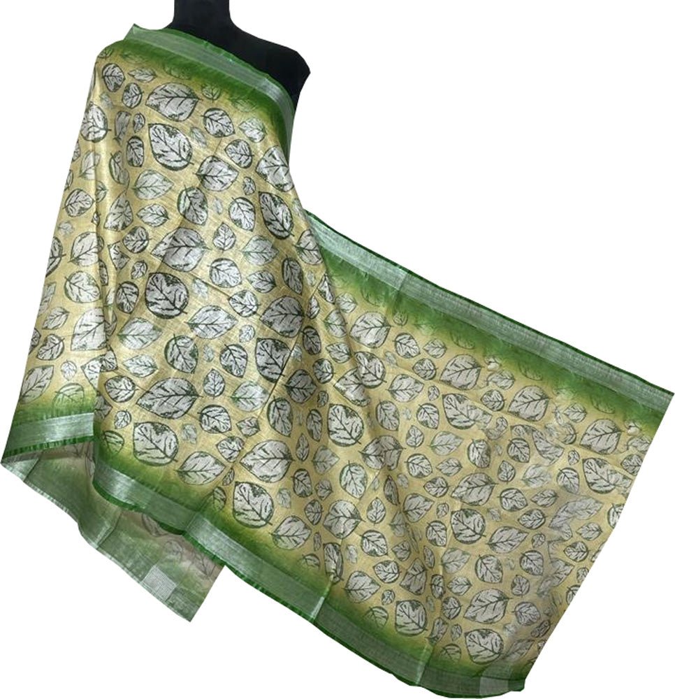 Pastel Digital Printed Linen Floral Design Dupatta - Luxurion World