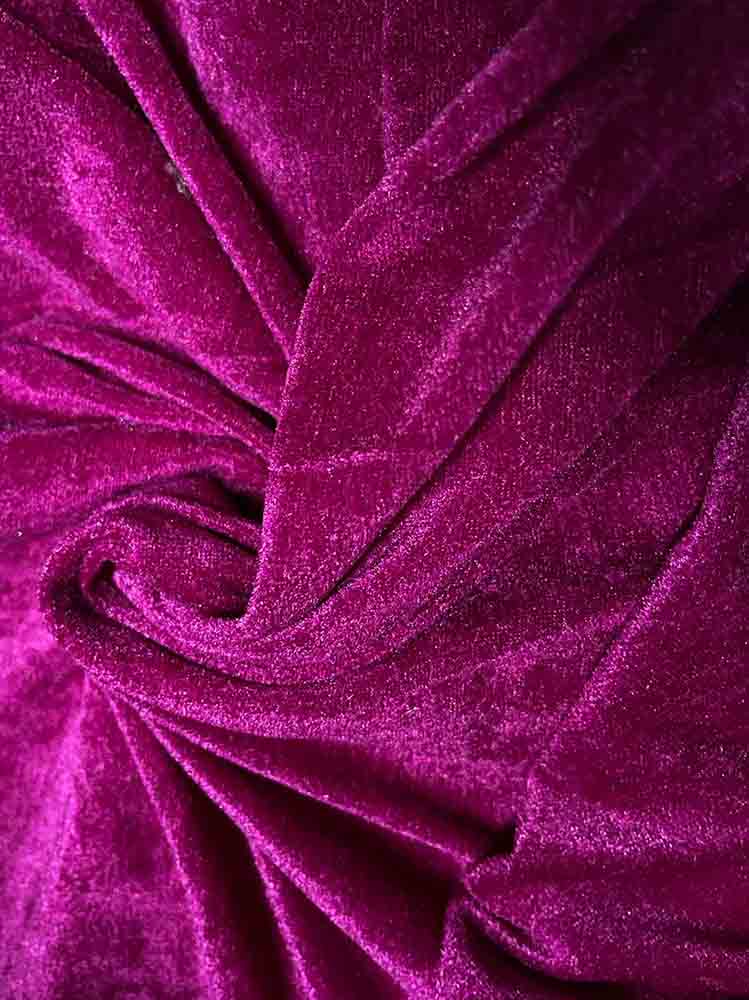 Purple Trendy Velvet Fabric ( 1 Mtr ) - Luxurion World