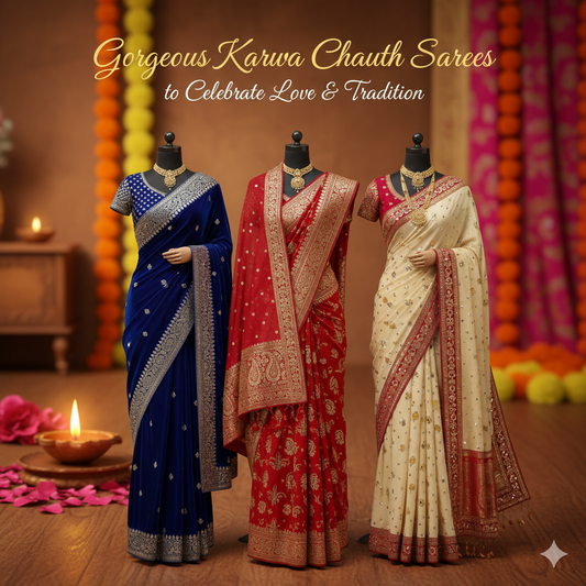 Gorgeous Karwa Chauth Sarees to Celebrate Love & Tradition