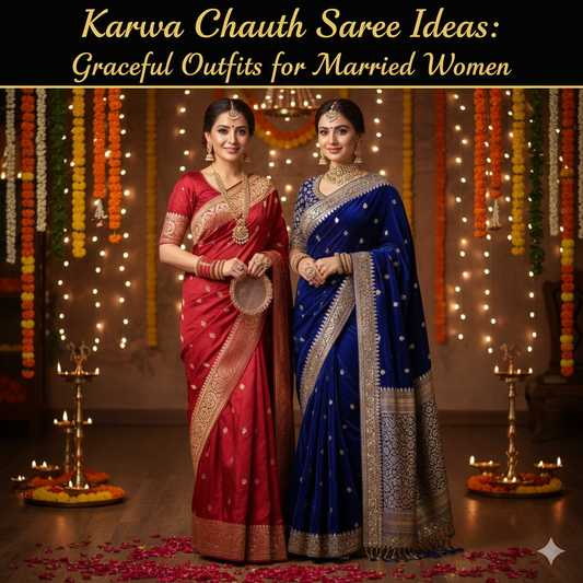 Karwa Chauth Saree Ideas Graceful Outfits for Married Women