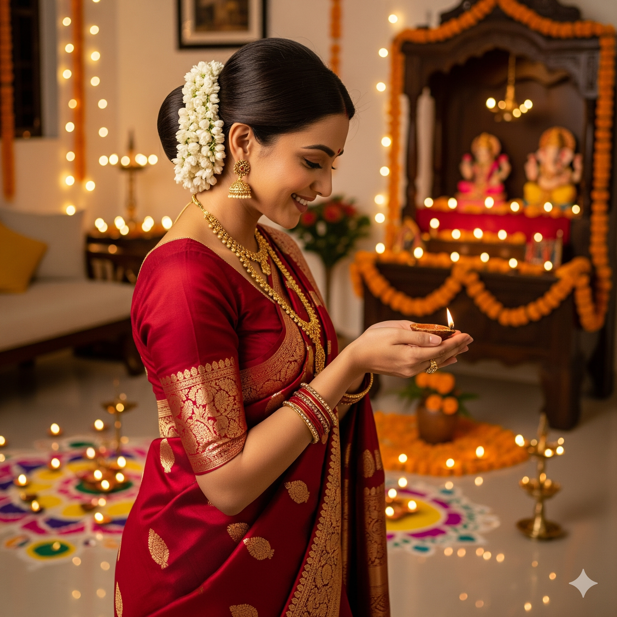 Traditional Silk Sarees for a Classic Diwali Look