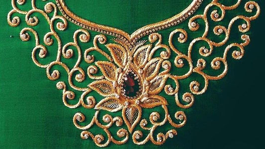 Aari work, the most intricate threadwork. - Luxurionworld