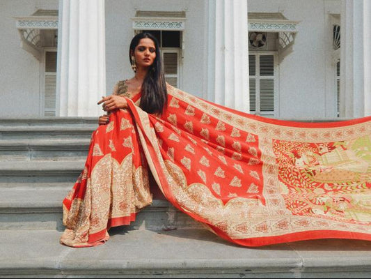 Everything you need to know about a Madhubani Saree. - Luxurionworld