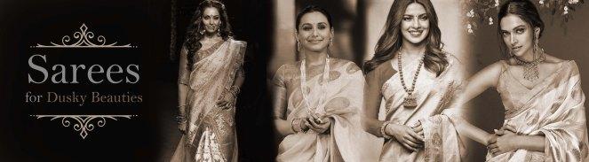 Five Sarees for Dusky Beauties - Luxurionworld