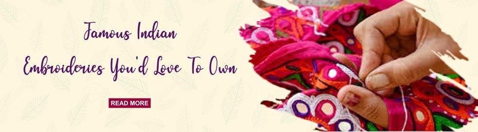 Indian embroideries- threads that weave the fabric of India - Luxurionworld