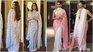 The Sonam Kapoor Double Drape Saree -How to pull that look off! - Luxurionworld