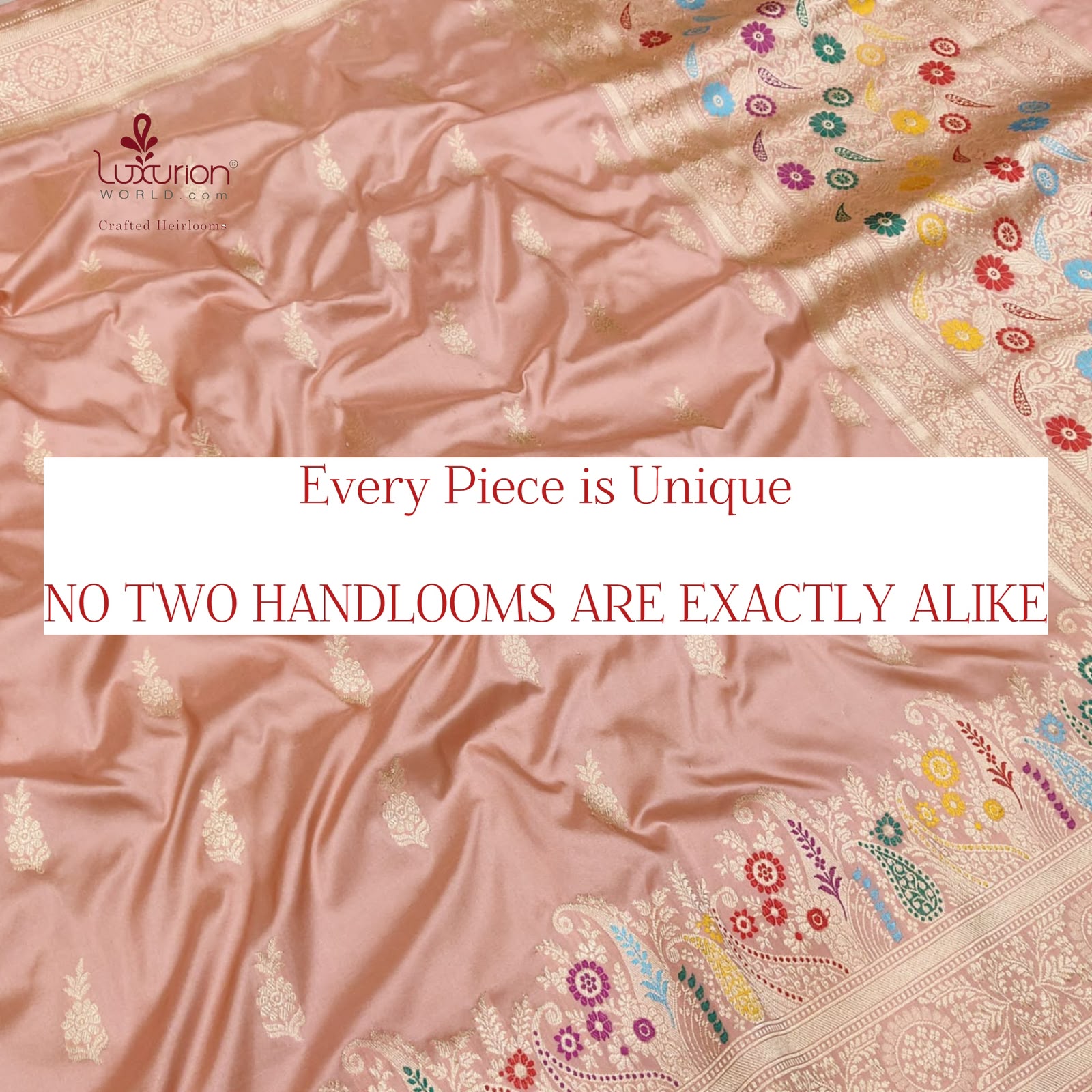 5 Reasons to Invest in Authentic Handloom — unique handwoven sarees by Luxurion World