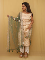 Green Trendy Net Gota Work Dupatta - Luxurion World