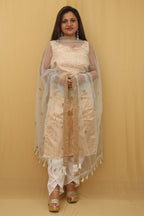 Blue Trendy Net Dupatta - Luxurion World