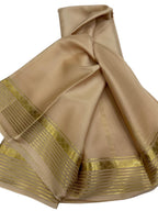 Pastel Pure Silk Handloom Saree - Mysore Elegance - Luxurion World