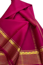Soft Pink Silk Handloom Saree - Elegant and Pure - Luxurion World