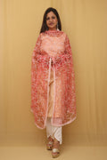 Pink Trendy Net Sequins Work Dupatta - Luxurion World