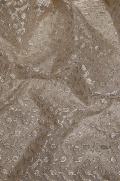 Stunning Dyeable Banarasi Organza Silk Unstitched Lehenga Set - Luxurion World