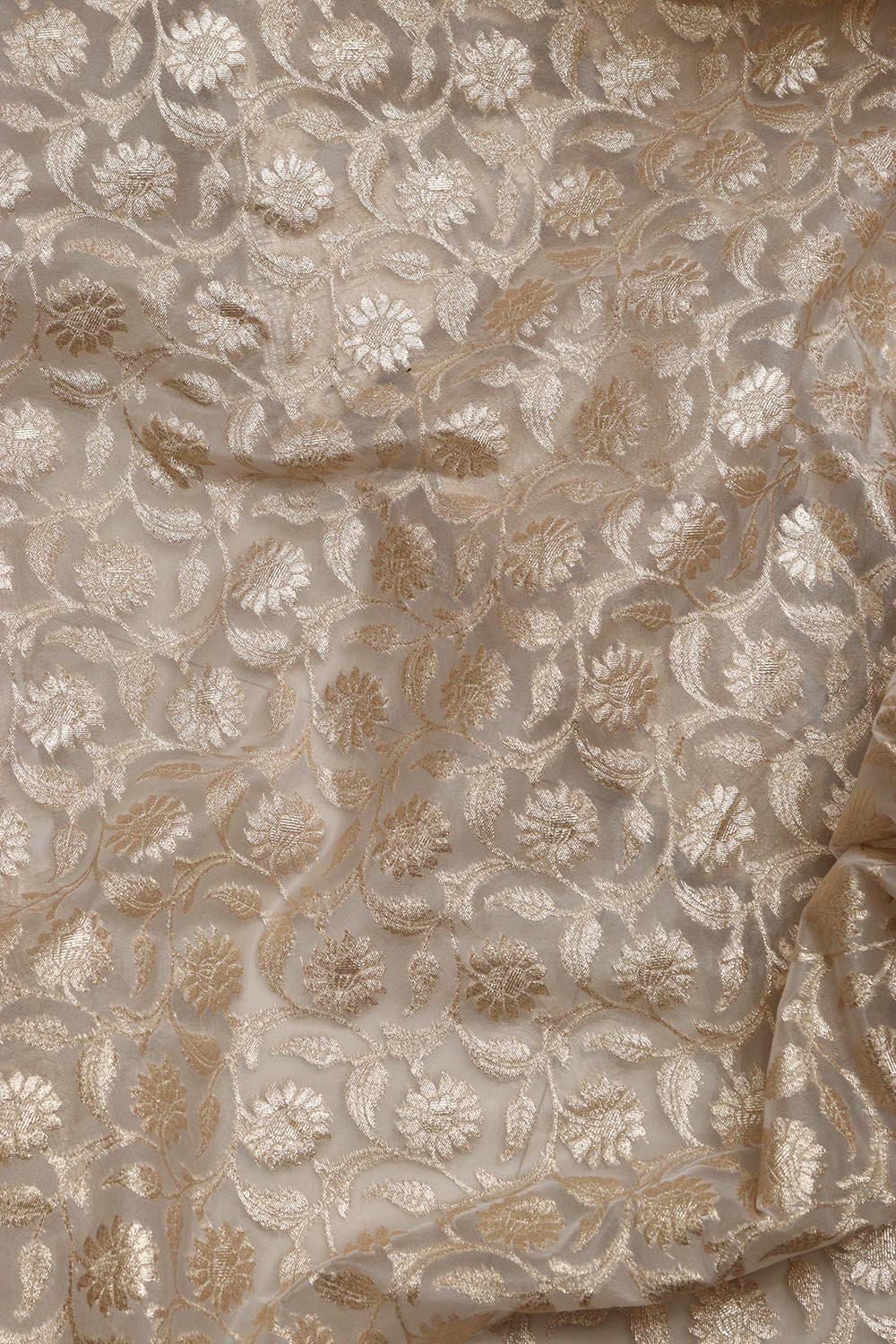 Stunning Dyeable Banarasi Organza Silk Unstitched Lehenga Set - Luxurion World