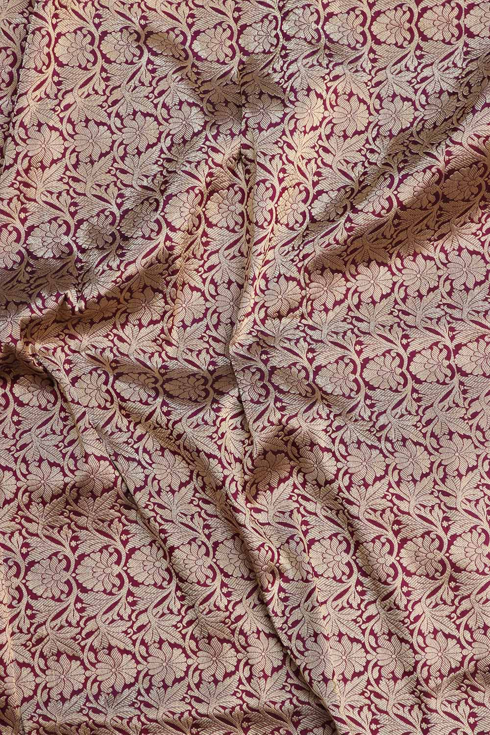 Opulent Purple Banarasi Pure Katan Silk Lehenga Set - Luxurion World