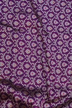 Regal Purple Banarasi Pure Katan Silk Lehenga Set - Luxurion World
