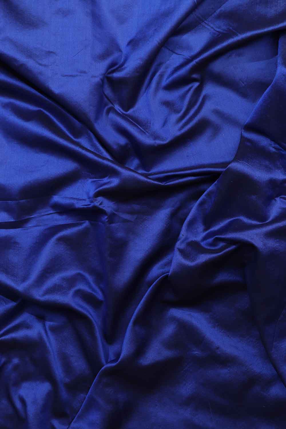 Royal Blue Banarasi Silk Lehenga Set - Pure Elegance - Luxurion World