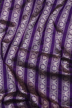 Opulent Purple Banarasi Pure Katan Silk Lehenga Set - Luxurion World
