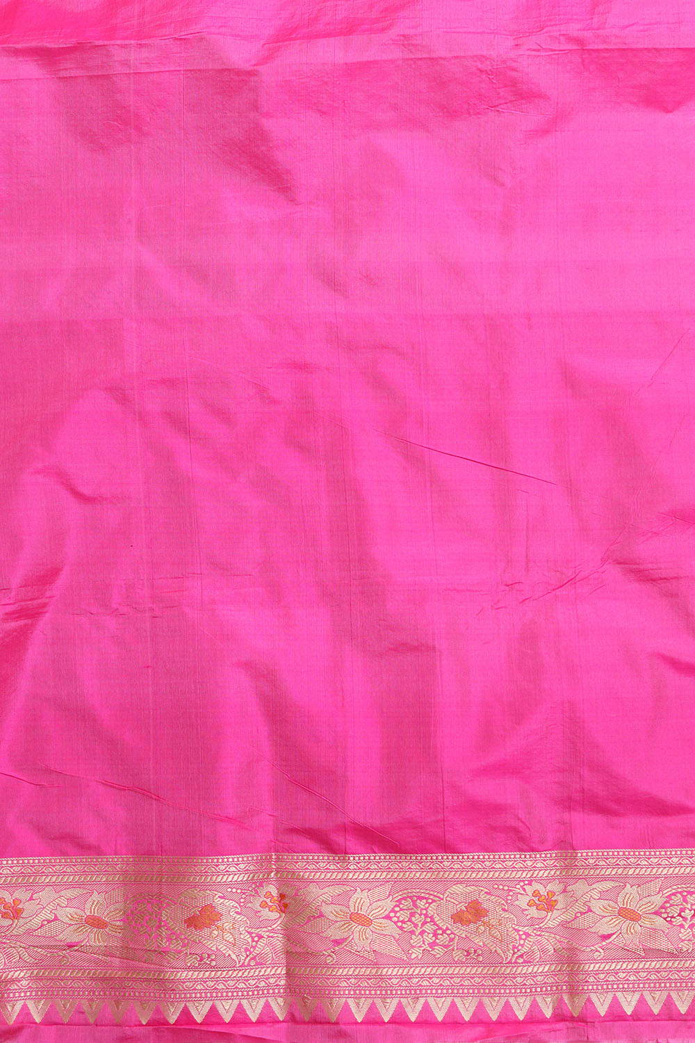 Exquisite Pink Banarasi Handloom Pure Katan Silk Rangkat Saree - Luxurion World