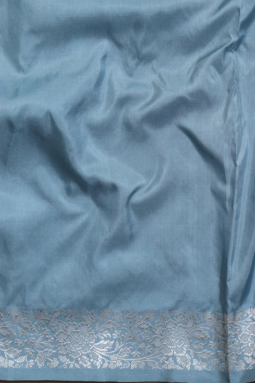 Exquisite Blue Handloom Banarasi Pure Katan Silk Kadwa Saree - Luxurion World