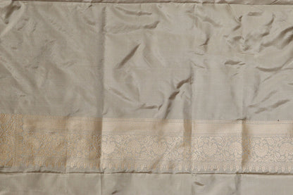 Elegant Pastel Handloom Banarasi Pure Katan Silk Kadwa Meenakari Saree - Luxurion World